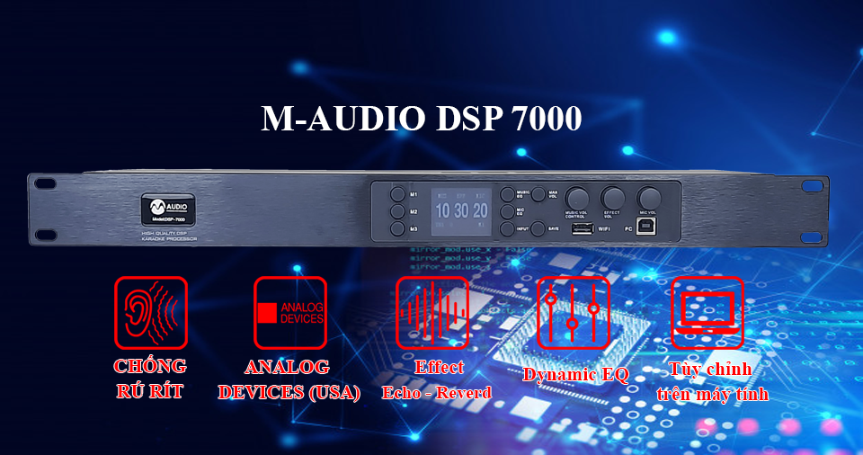 Vang số M-audio DSP-7000